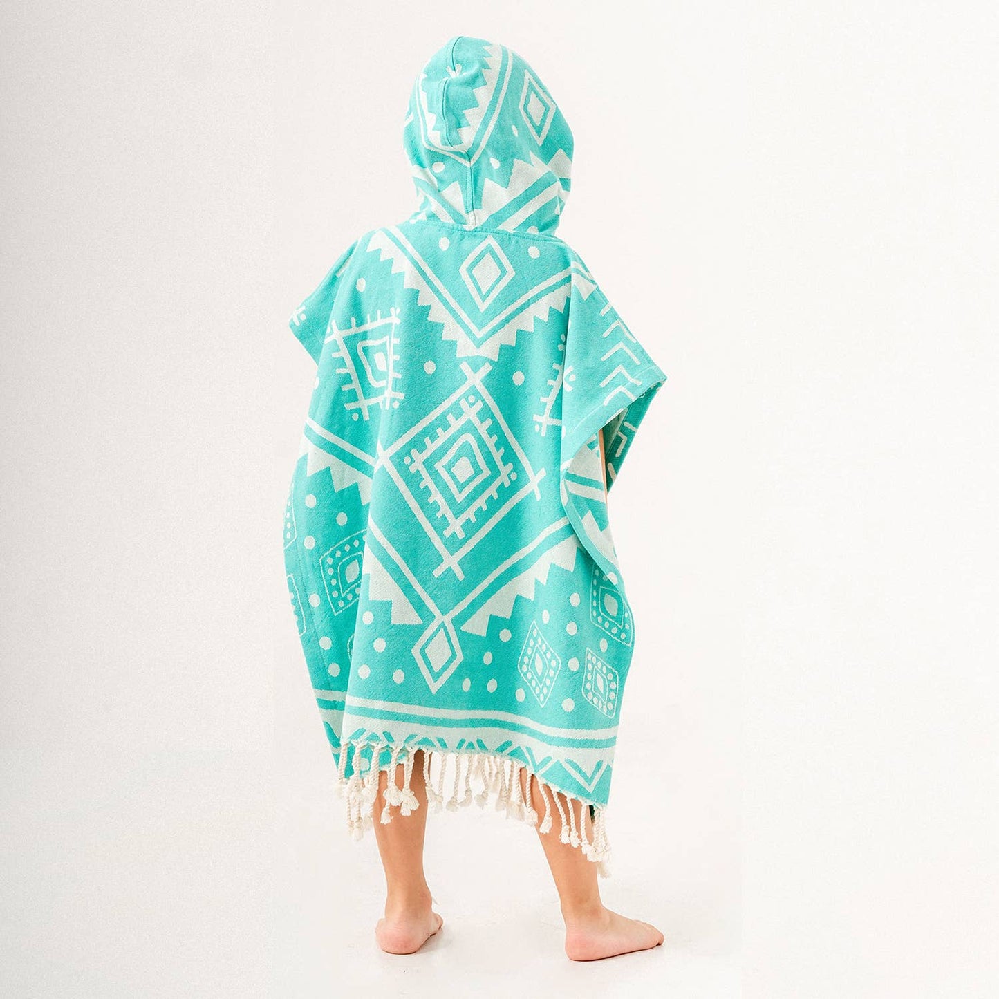 Kikoya - Kid Hooded Poncho Surf Changing Swimming Beach Towel Shower