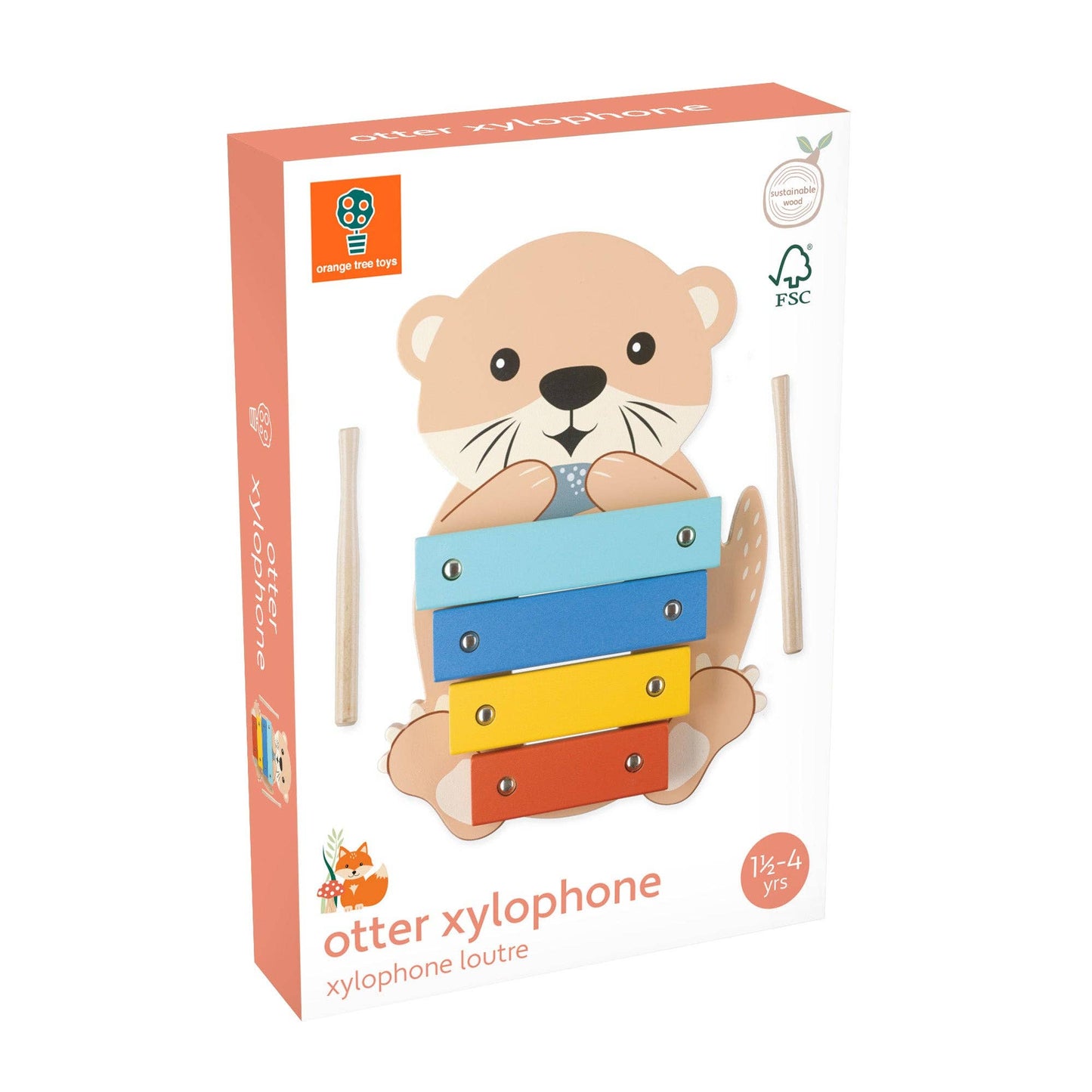 Woodland Otter Wooden Xylophone