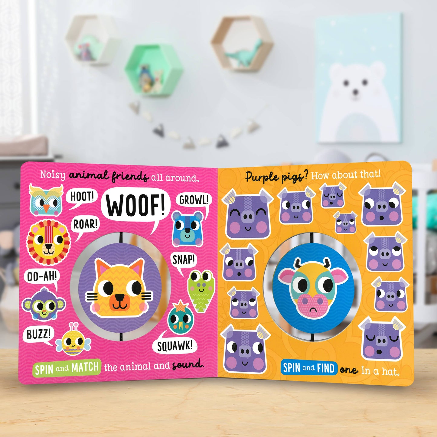 Make Believe Ideas - Groovy Baby Spin and Match