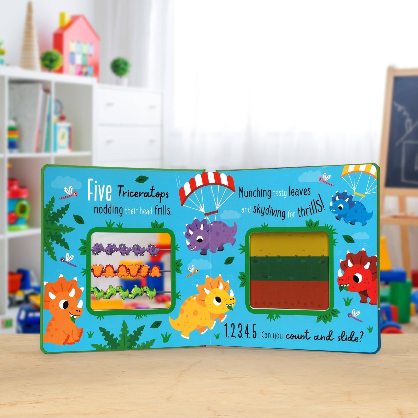 Make Believe Ideas - Count and Slide Dinosaurs