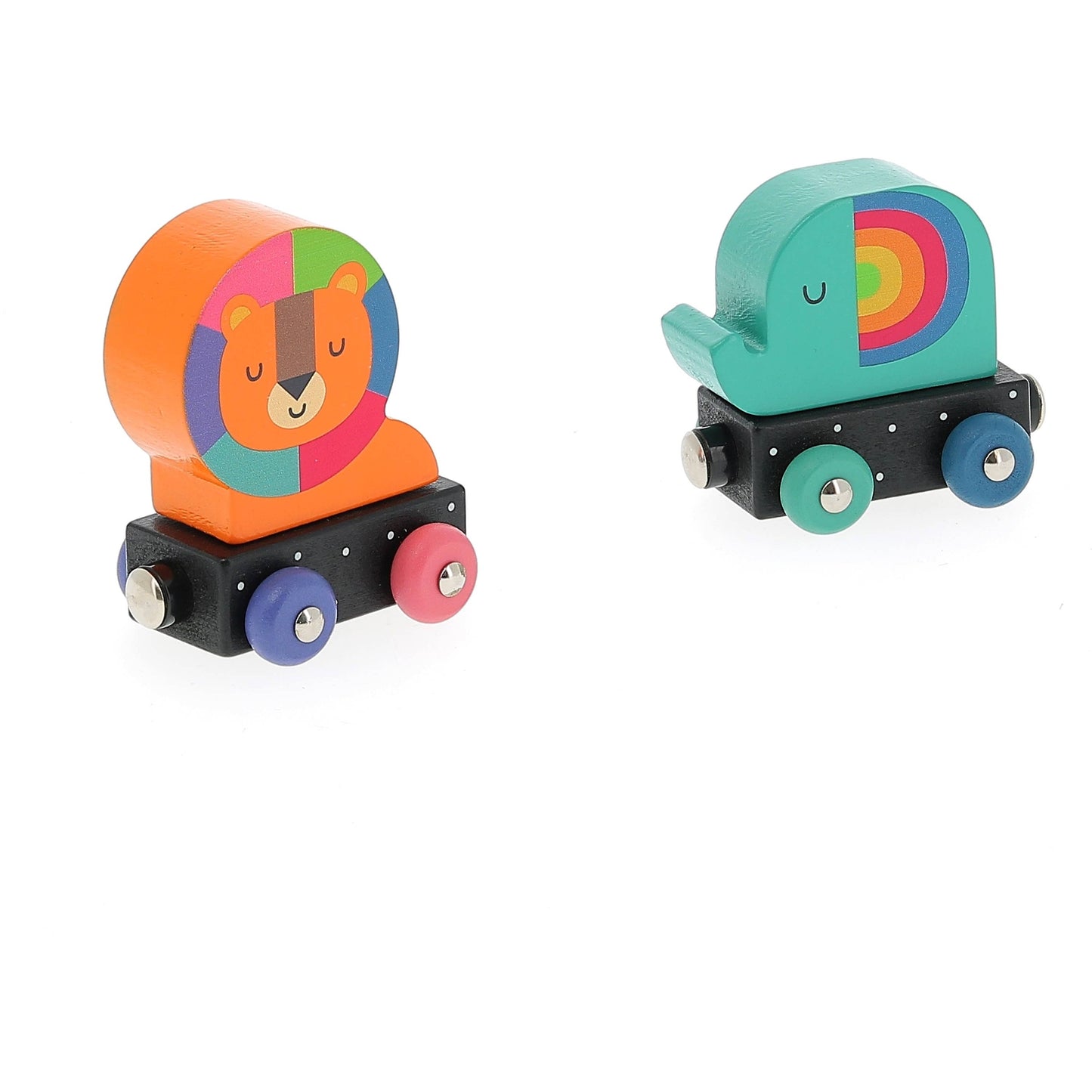 Hippychick - Vilac Animals Train by Andy Westface – Wooden Play Train