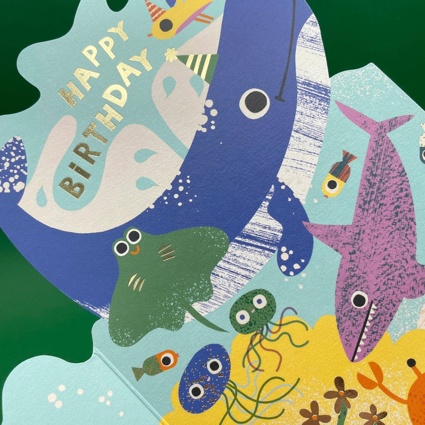 Raspberry Blossom - Happy Birthday - Have a whale-y good day (FAN13)