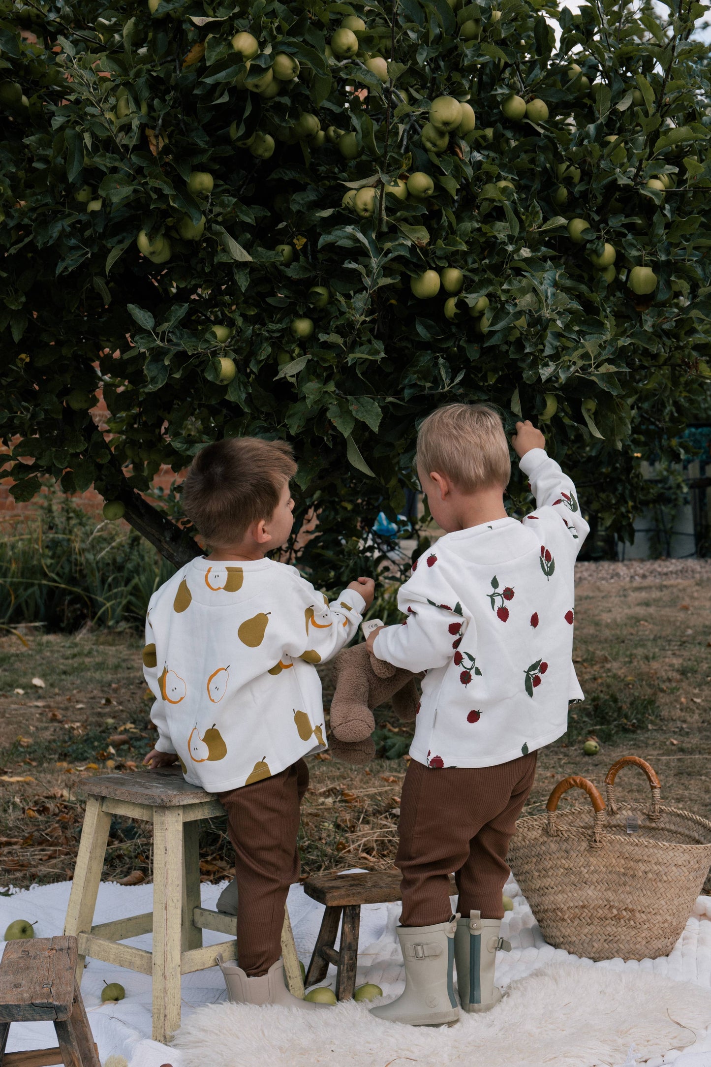 Baby & Child - Wildgreen - Organic Kids Jumper – Autumn Pear - GOTS-Certified