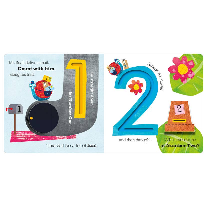 Make Believe Ideas - Finger Trails Mr Snail's Counting Trails