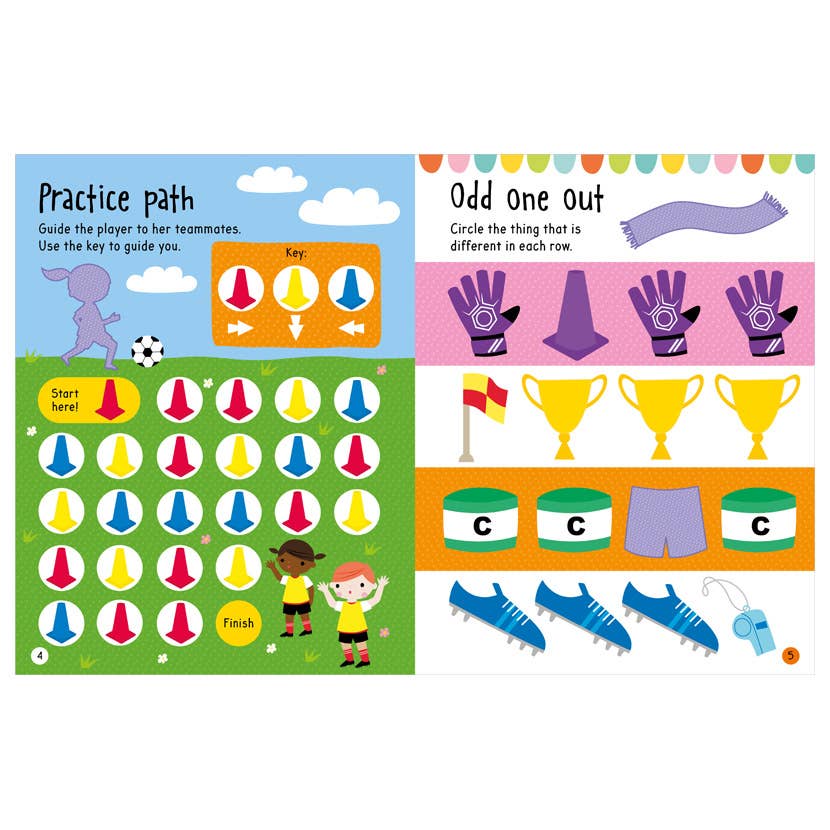 Make Believe Ideas - Big Stickers for Little Hands Football