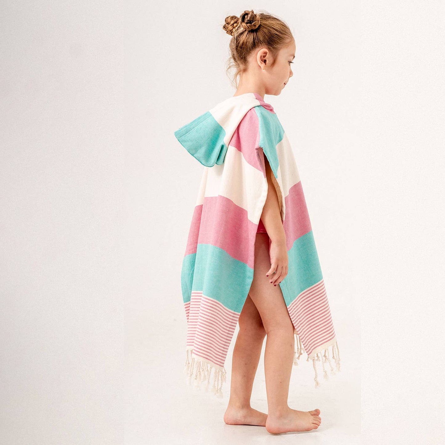 Kikoya - Hooded Poncho Surf Changing Swimming Beach Towel Terrybacked