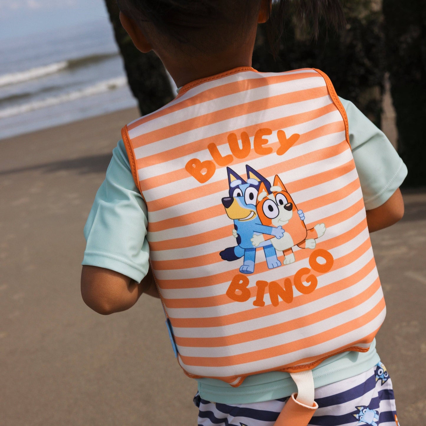 Swim Essentials - Swim Vest - Orange - Bluey