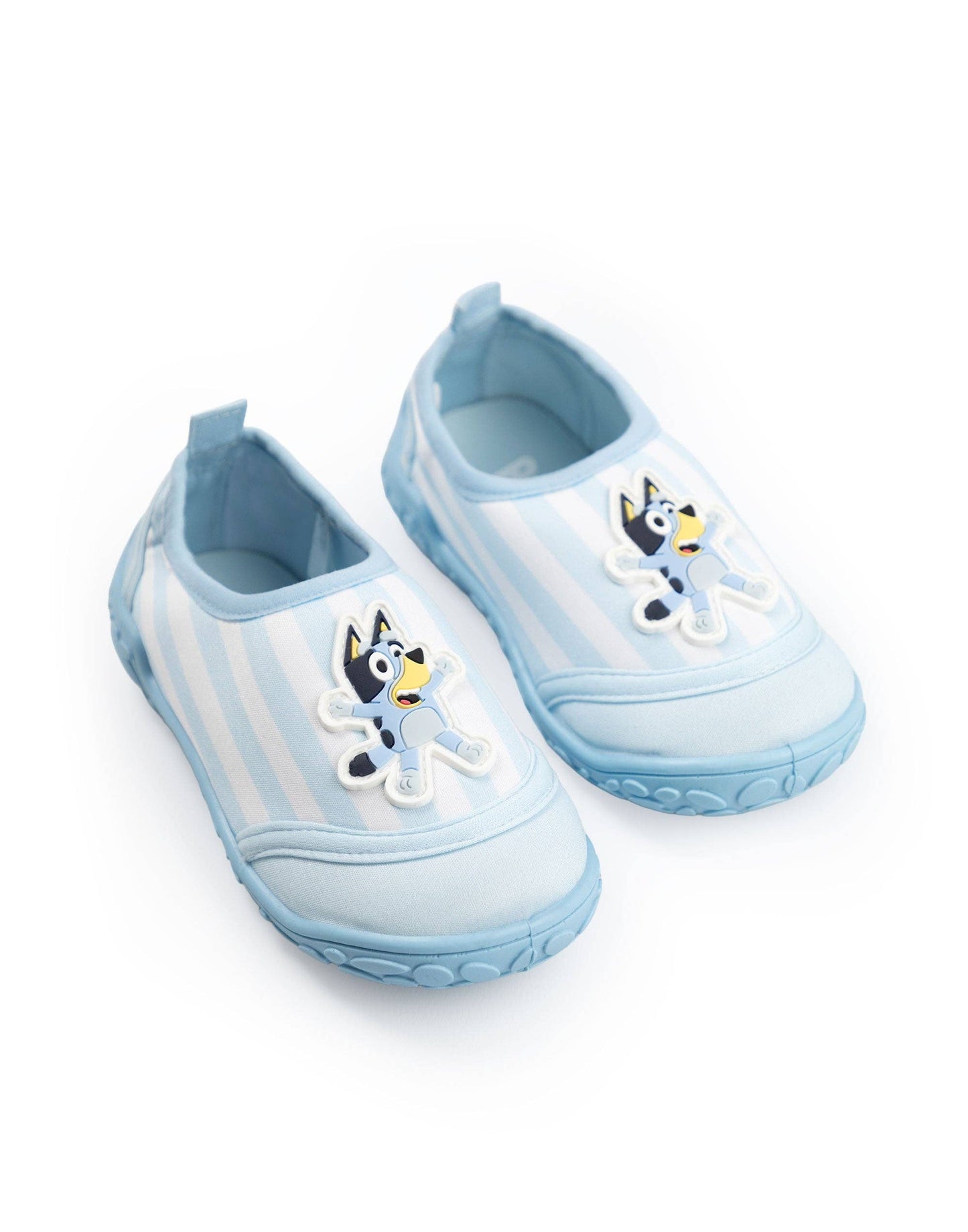 Bluey Unisex Kids Blue Stripy Aqua Shoes