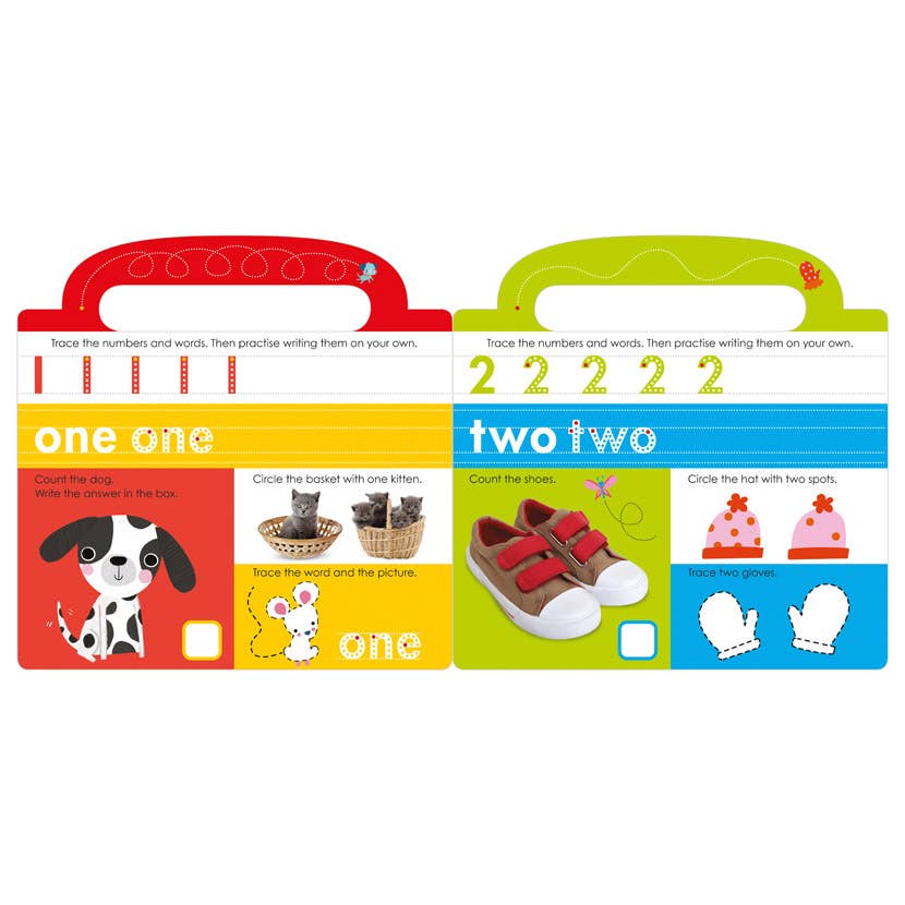 Make Believe Ideas - Mini iQ Write-and-Wipe Counting