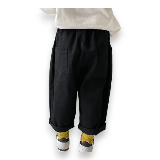 Best Day Ever Kids - Kids Black Pant - City Kid Baggy Pant