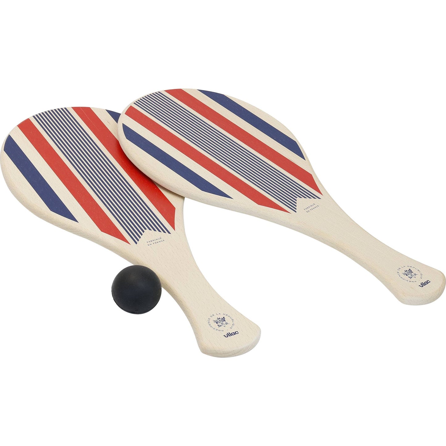 Wooden Beach Paddle Game Set