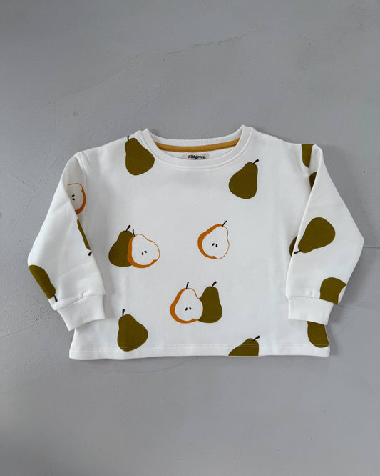 Baby & Child - Wildgreen - Organic Kids Jumper – Autumn Pear - GOTS-Certified