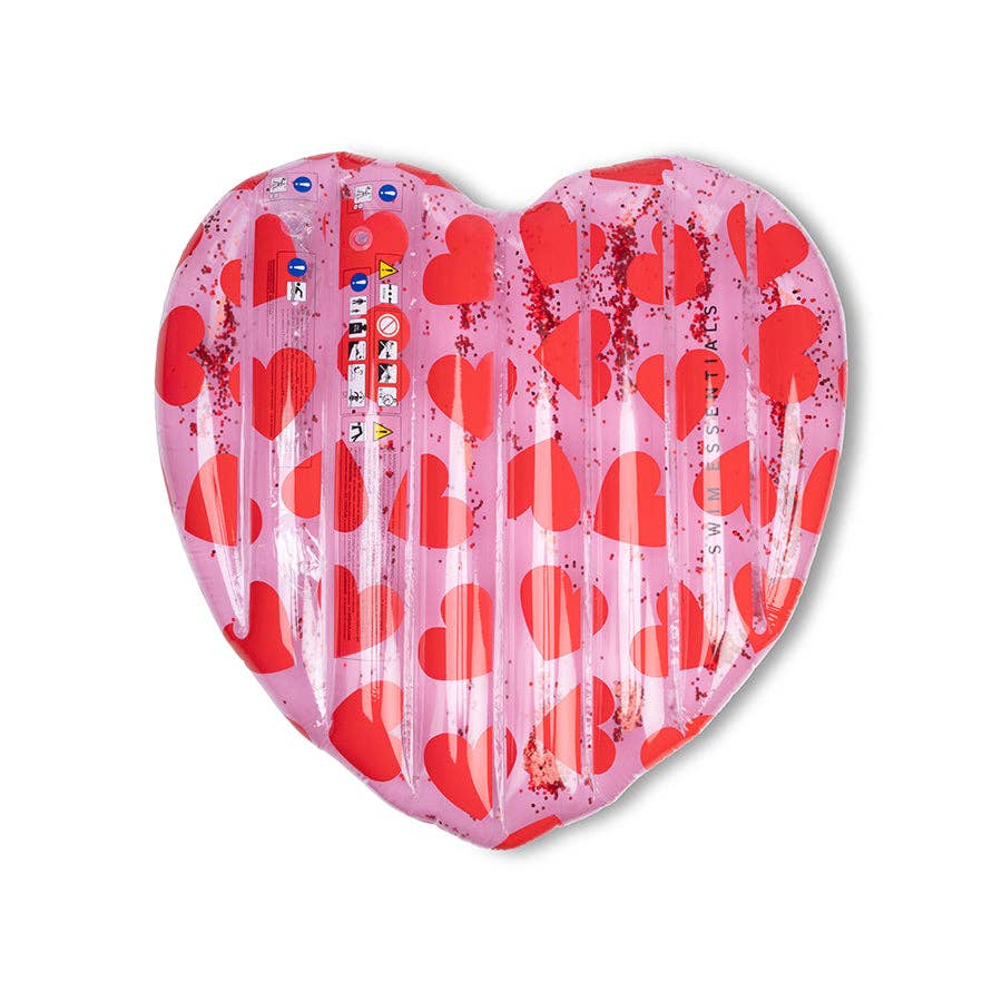Swim Essentials - Pool Float - Pink Heart - Mini Hearts - 150 cm