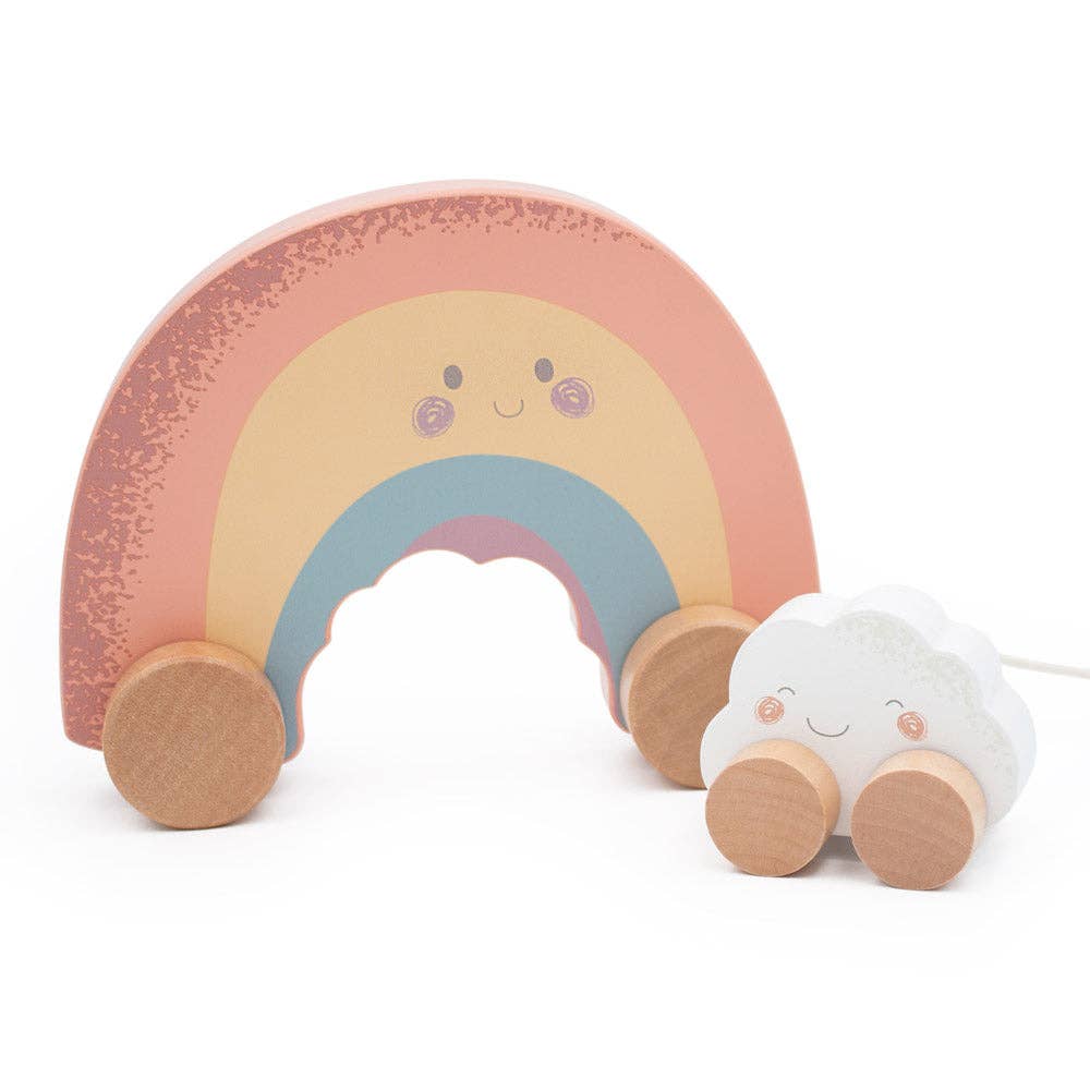 Pull Along Friends (Rainbow/Cloud)