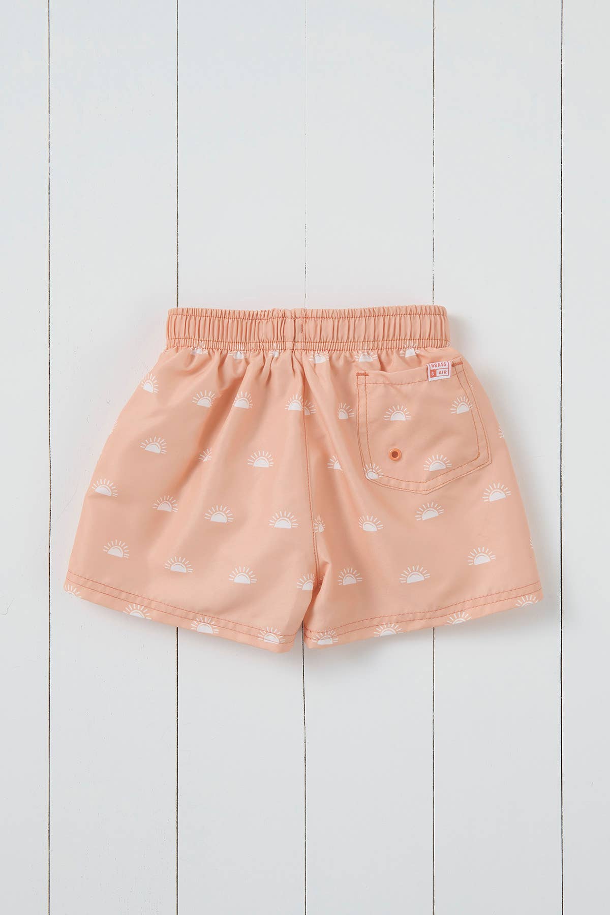 Grass & Air - Peach Swim Shorts