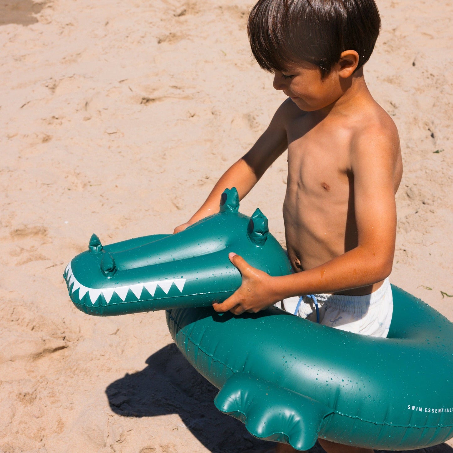 Swim Essentials - Swim Ring Crocodile - Green - Dreamscape - Ø 65 cm
