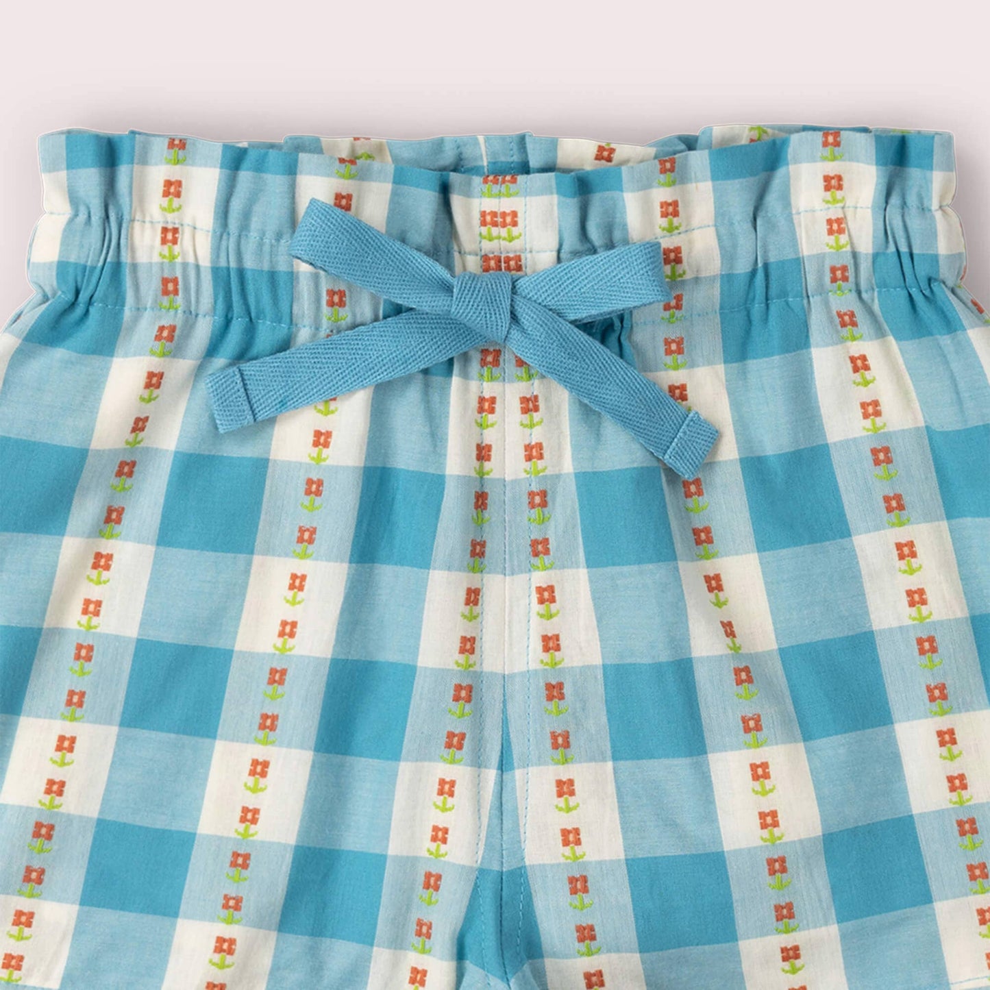Blue Flowers By The Sea Shorts - Little Green Radicals