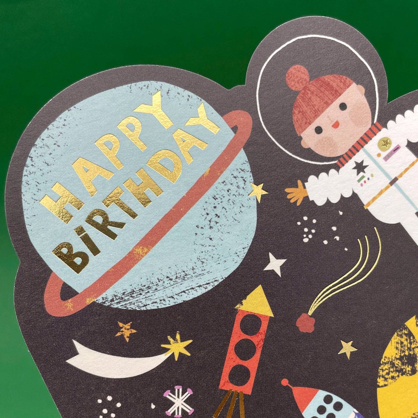 Raspberry Blossom - Happy Birthday - Have an out of this world day (FAN12)