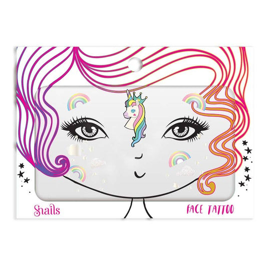 Snails Face Sticker Set - Unicorn