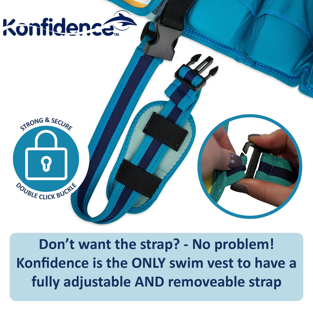 Children’s Buoyancy Swim Vest -  Konfidence™ Jacket for SS25