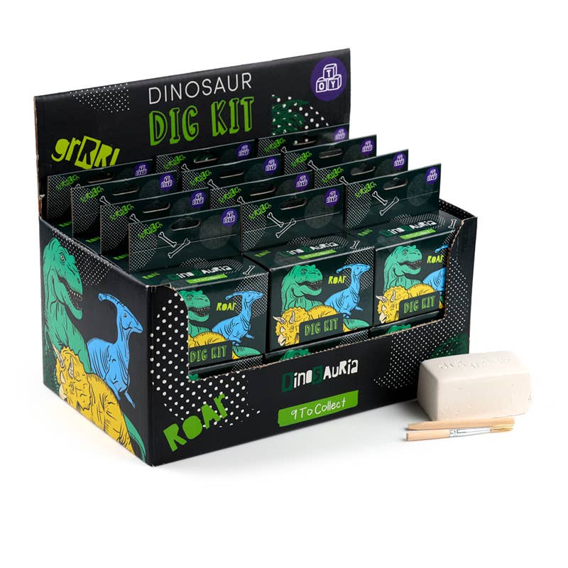 Puckator Ltd - Rawr Mini Dinosaur Dig-A-Saurs Dig it Out Kit
