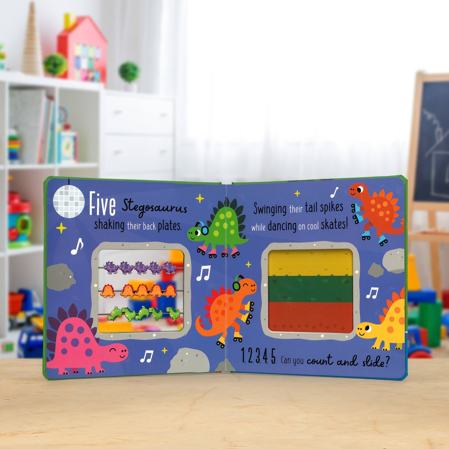 Make Believe Ideas - Count and Slide Dinosaurs