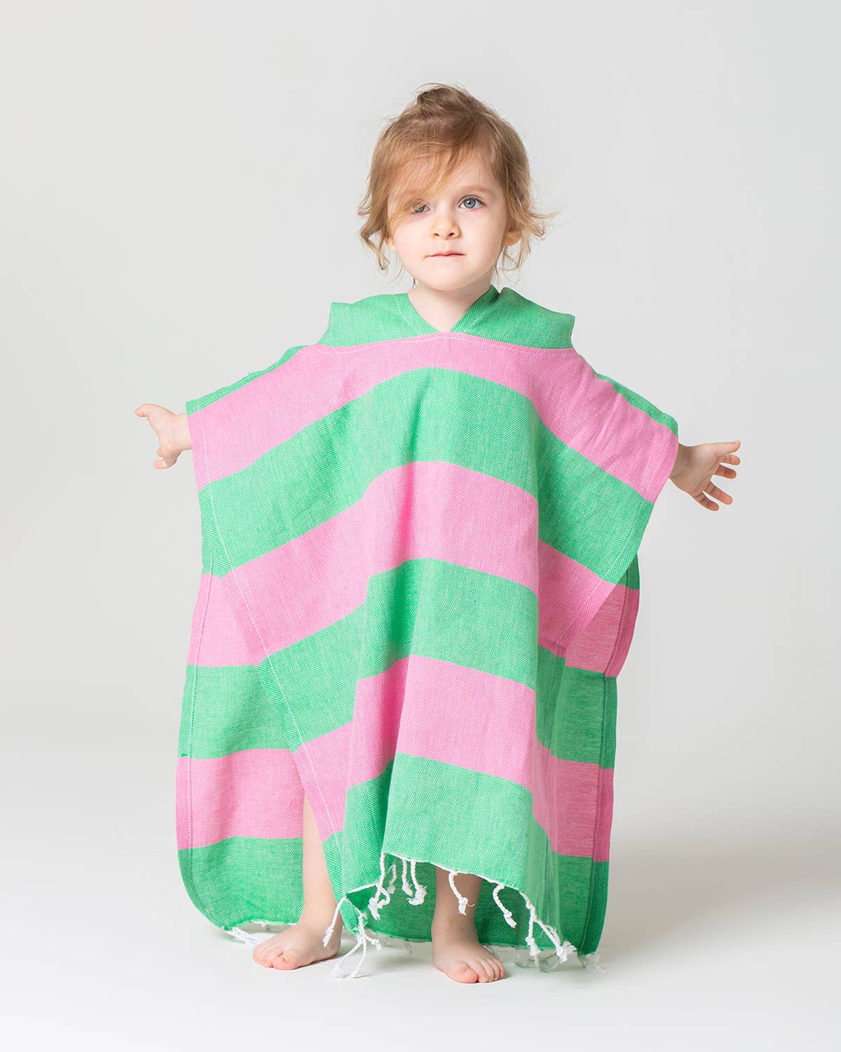Kikoya - Kids Summer Hooded Poncho Changing Swimming Beach Baby Towel