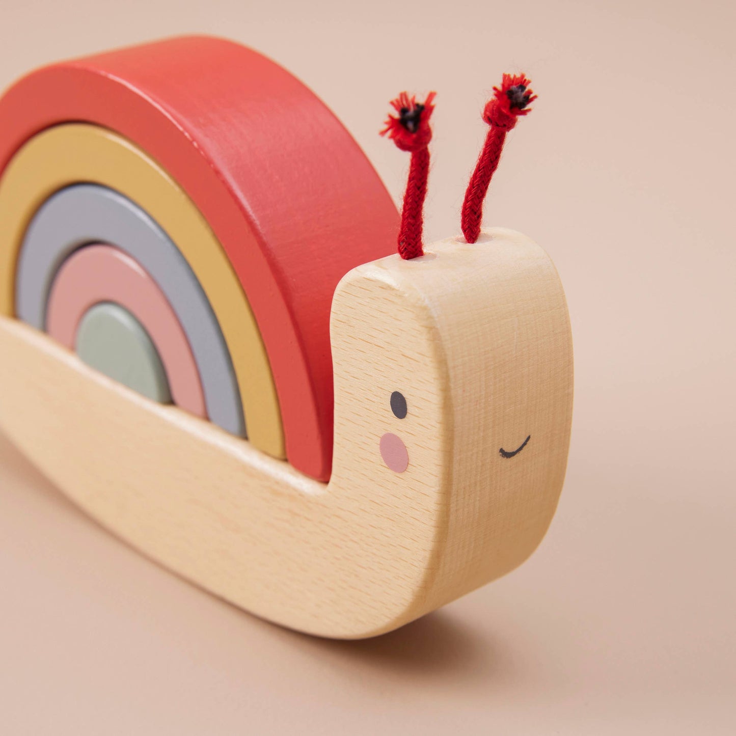 Wooden Snail Stacker Toy (FSC)