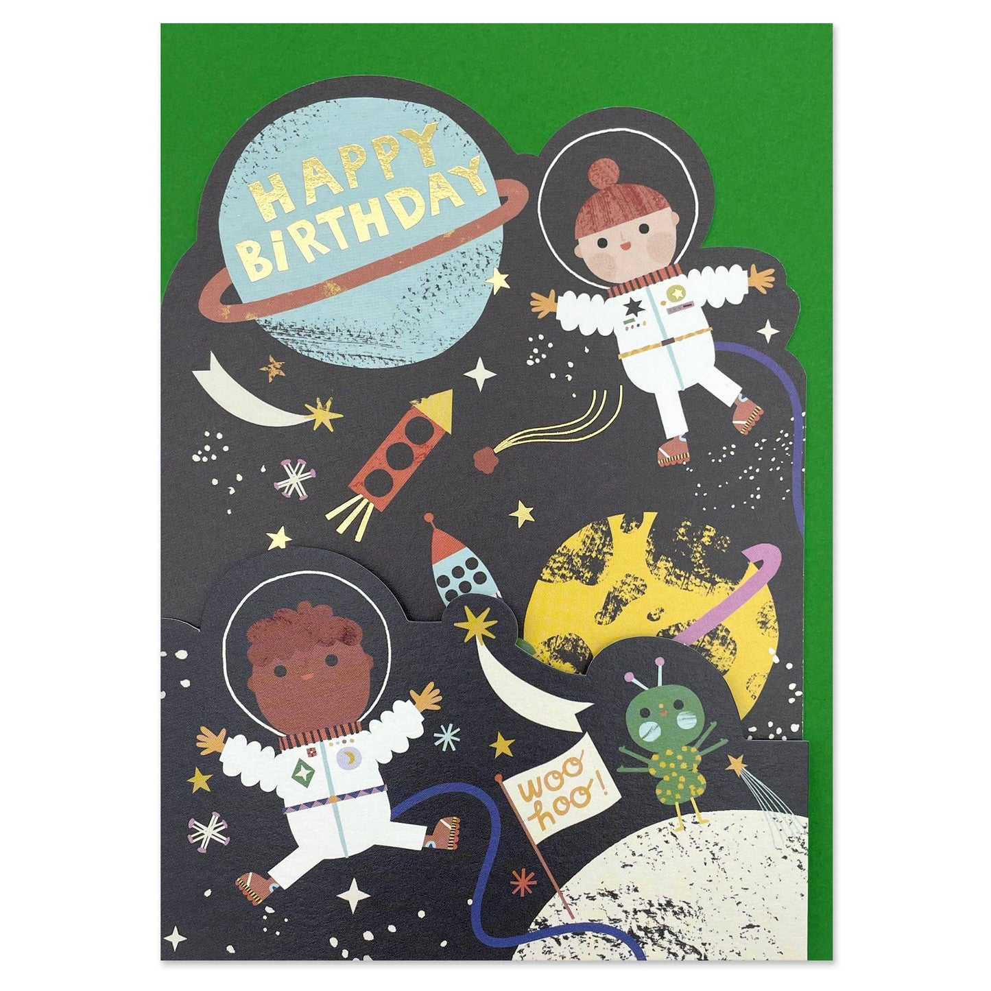 Raspberry Blossom - Happy Birthday - Have an out of this world day (FAN12)