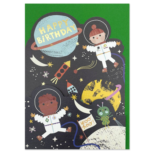 Raspberry Blossom - Happy Birthday - Have an out of this world day (FAN12)