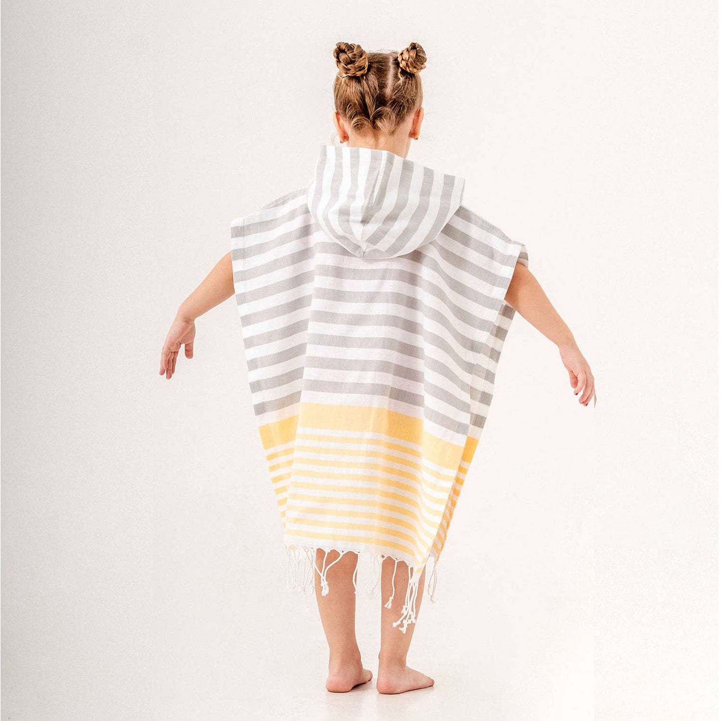 Kikoya - Hooded Poncho Surf Changing Swimming Beach Towel Turkish Cot