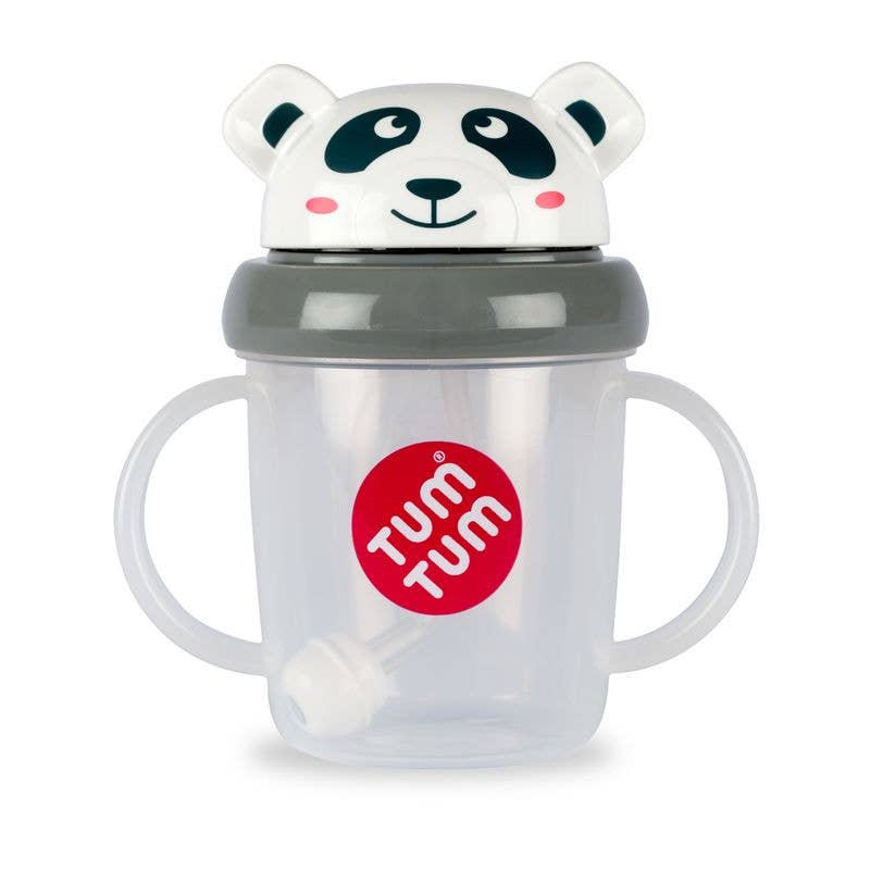 Hippychick - Tum Tum Pip Panda Tippy Up Cup Black and White