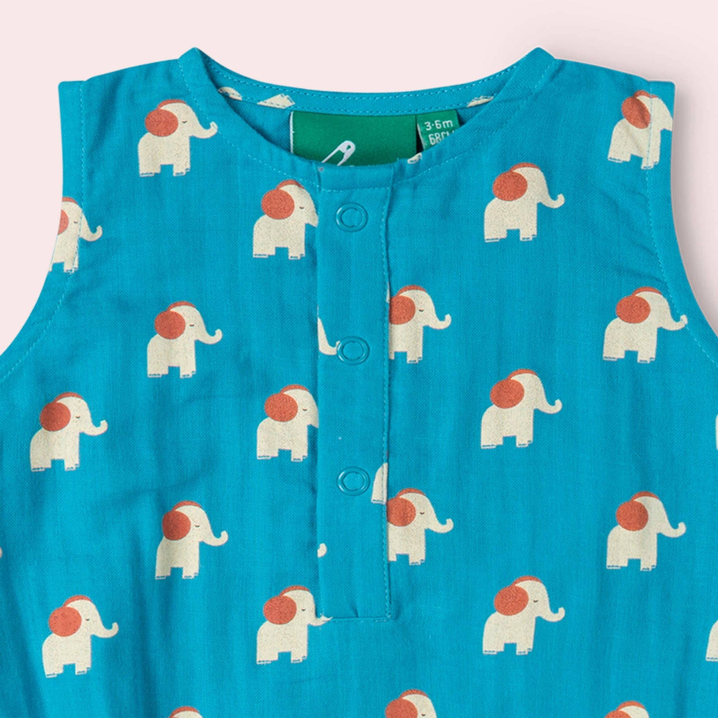 Blue Elephants Bubble Body - Little Green Radicals