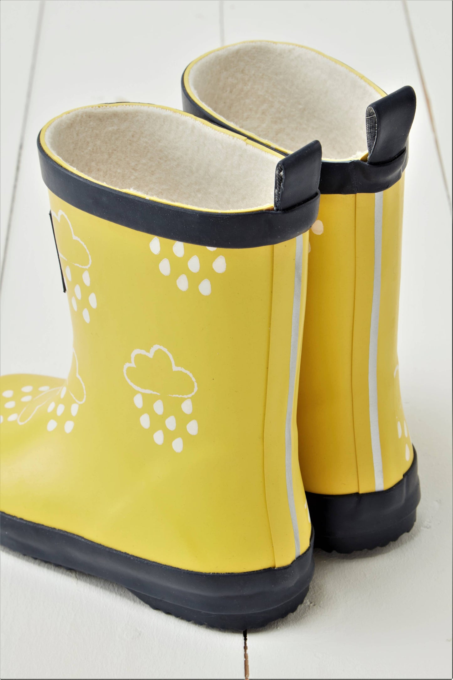 Grass & Air - Kids Yellow Colour Changing Wellies