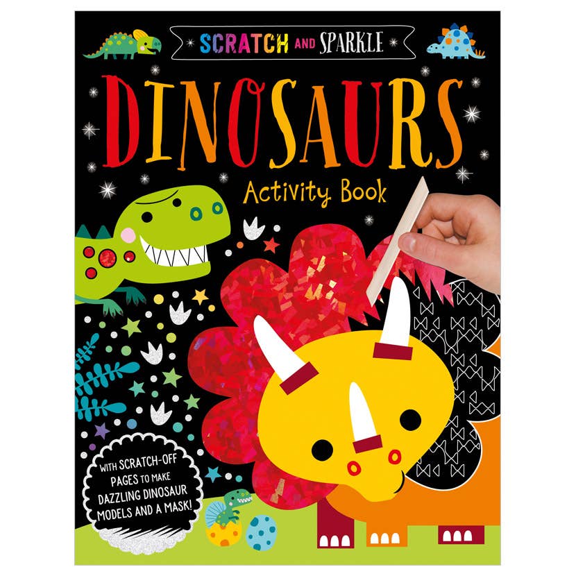 Make Believe Ideas - Scratch and Sparkle Dinosaurs Activity Book