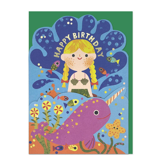 Raspberry Blossom - Happy Birthday - Have a mer-mazing day (FAN19)