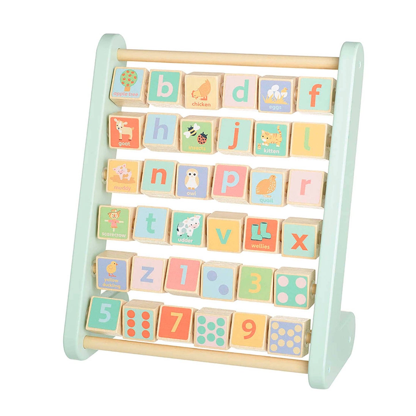 Wooden Alphabet Abacus