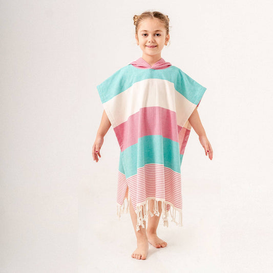 Kikoya - Hooded Poncho Surf Changing Swimming Beach Towel Terrybacked