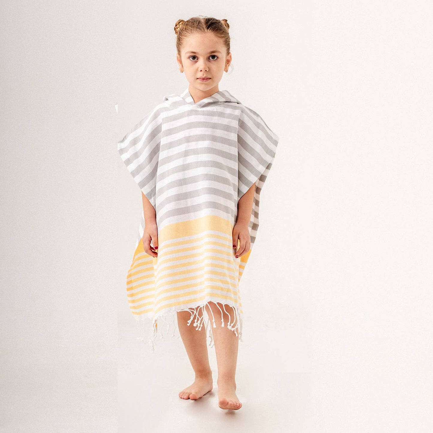 Kikoya - Hooded Poncho Surf Changing Swimming Beach Towel Turkish Cot