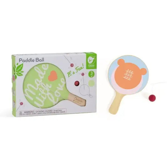 Classic World Paddle Ball Wooden Hand-Eye Coordination Toy