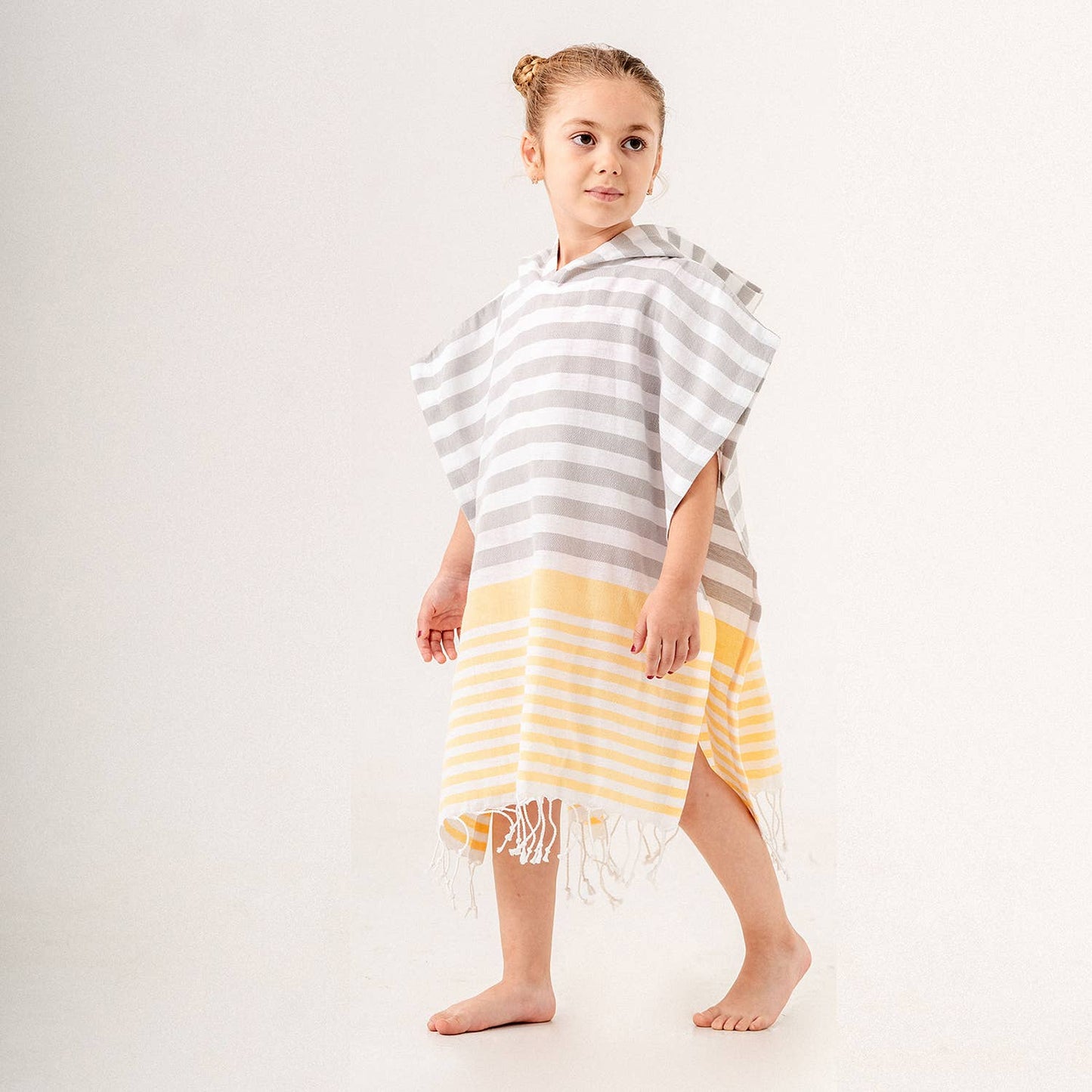 Kikoya - Hooded Poncho Surf Changing Swimming Beach Towel Turkish Cot