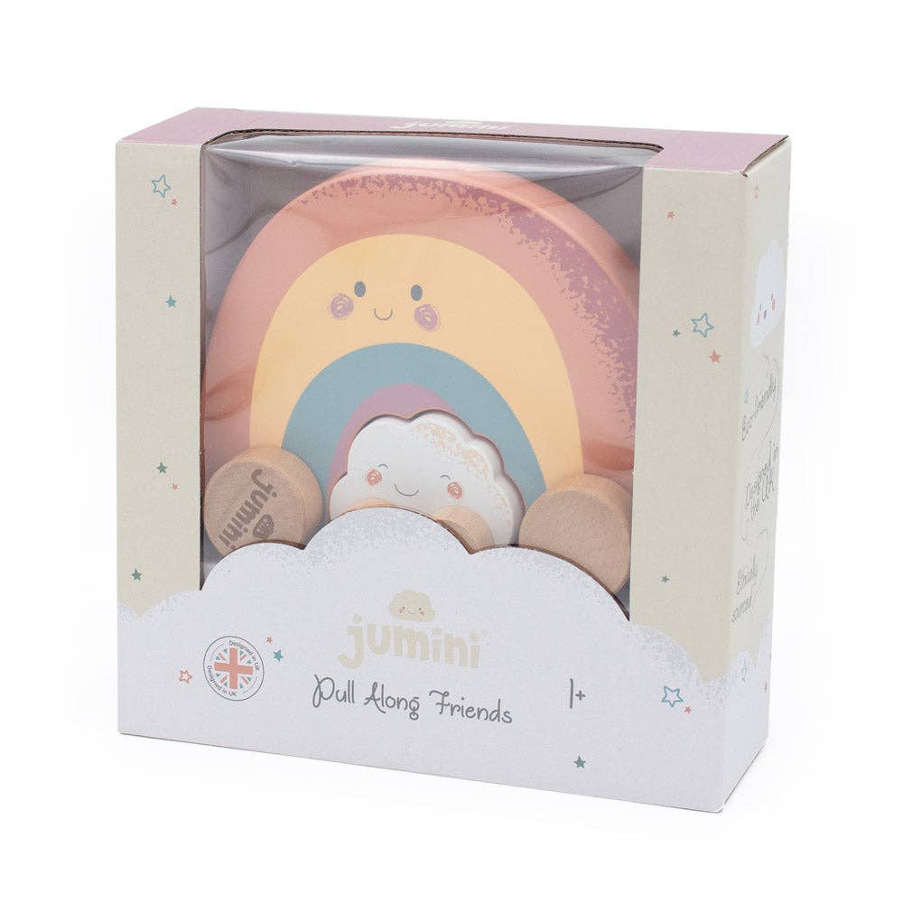 Pull Along Friends (Rainbow/Cloud)