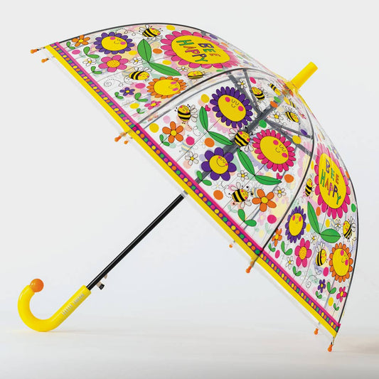 Children's Pattern Umbrella - Bee Happy