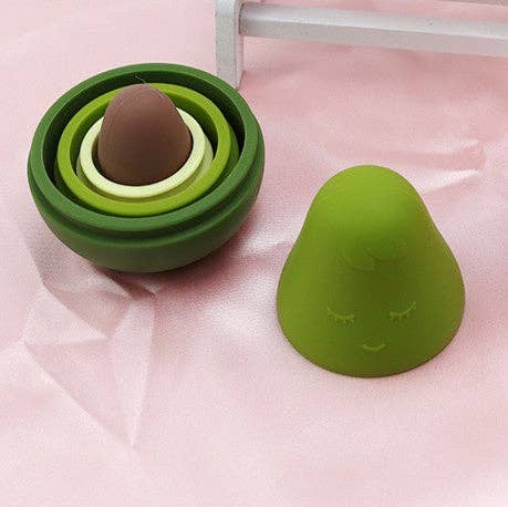 Baby Nesting Toy - Silicone Avocado