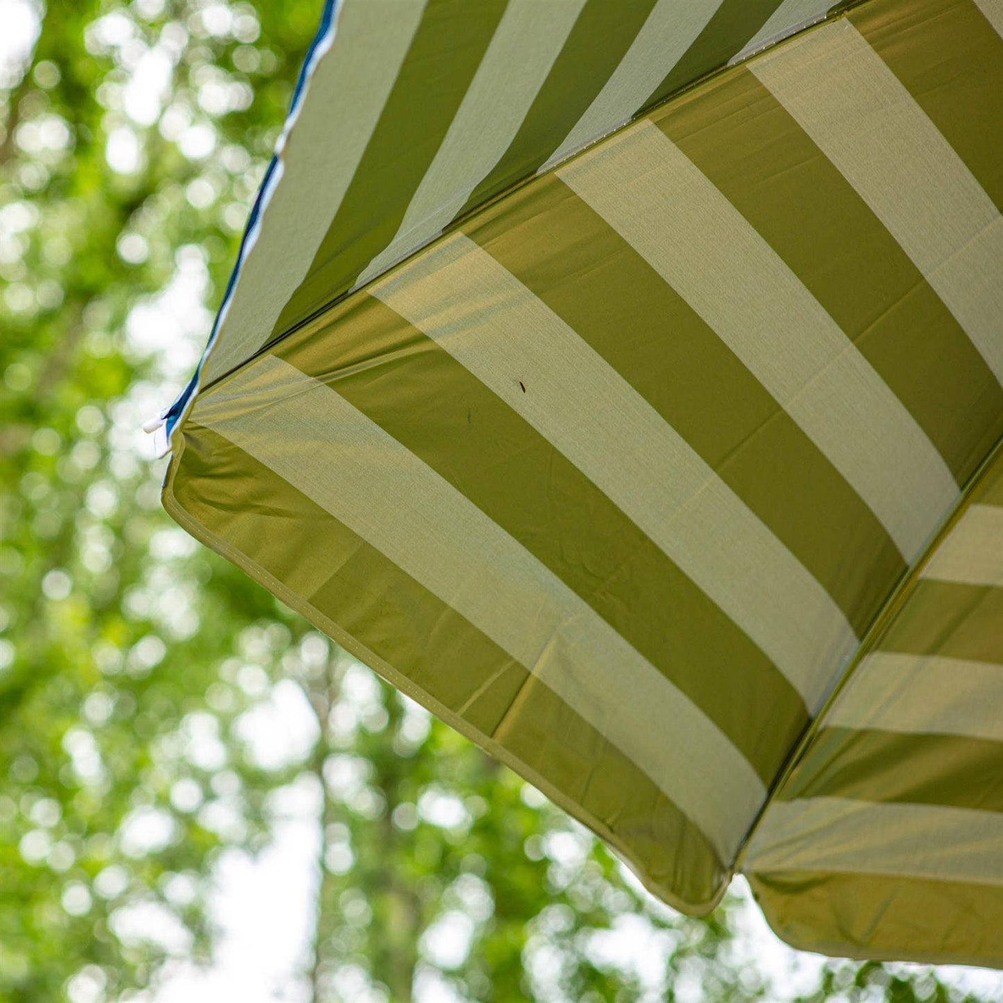 Yellow Stripe 1.8m Metal Beach Parasol - Harbour Housewar