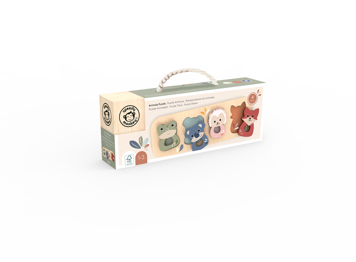 Speedy Monkey Animals puzzle