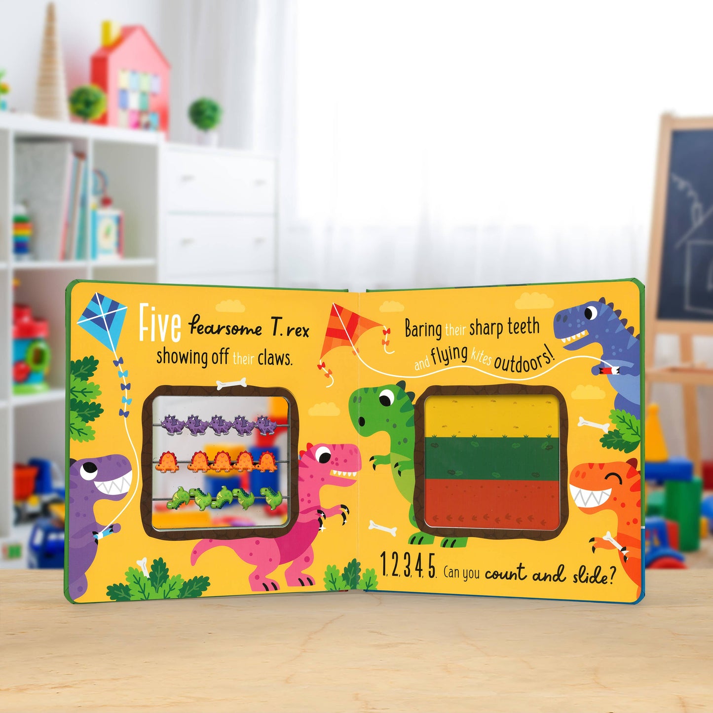 Make Believe Ideas - Count and Slide Dinosaurs