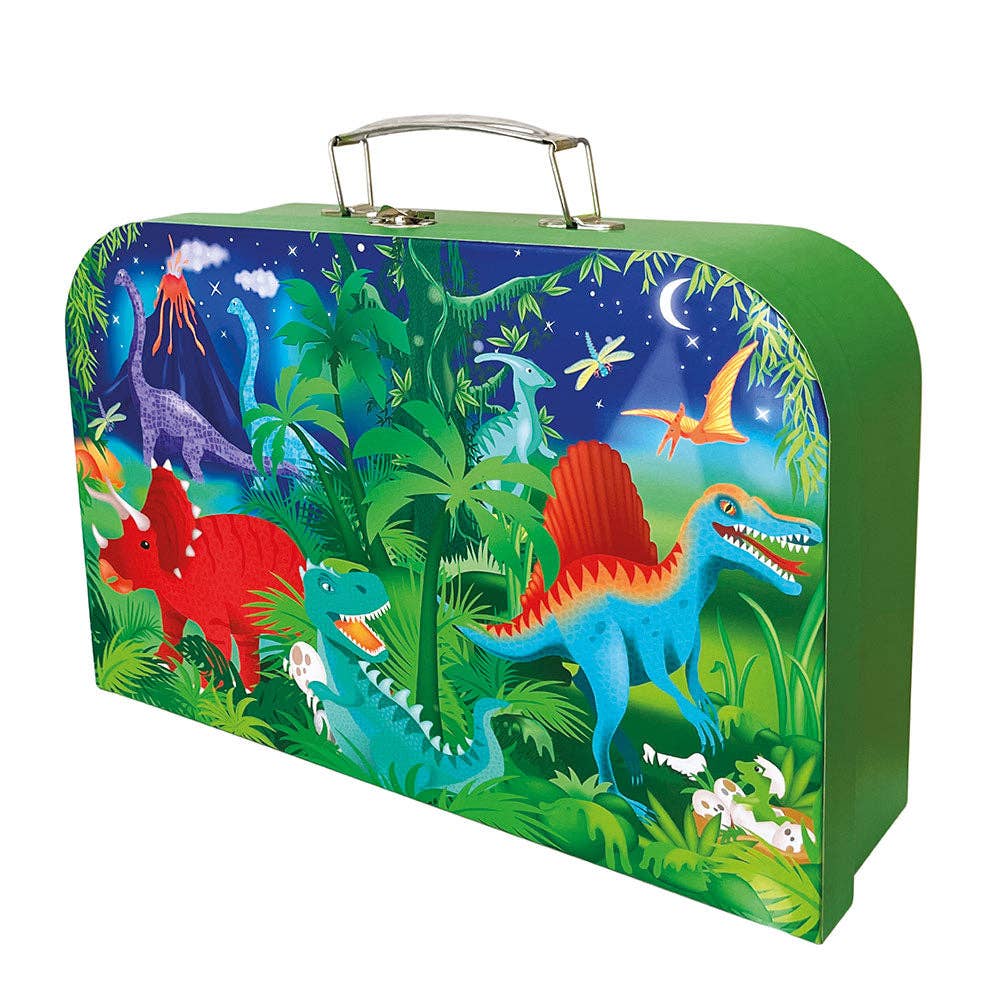 Inside Out Toys - Dino Adventure Travel Suitcase Multi Craft and Activity Set