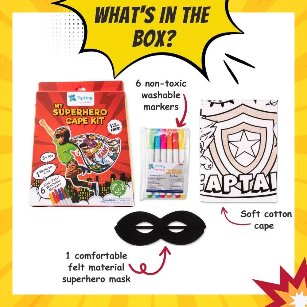 My Super Hero Colouring Cape Kit