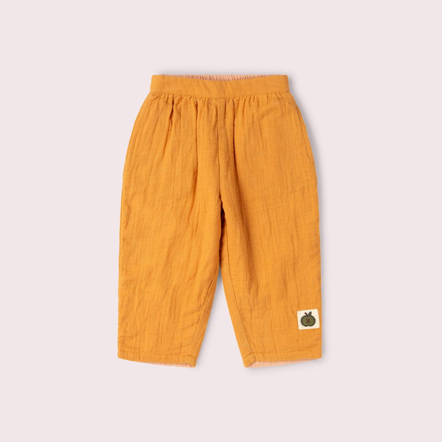 Child - Little Green Radicals - Golden Ochre Reversible Trousers